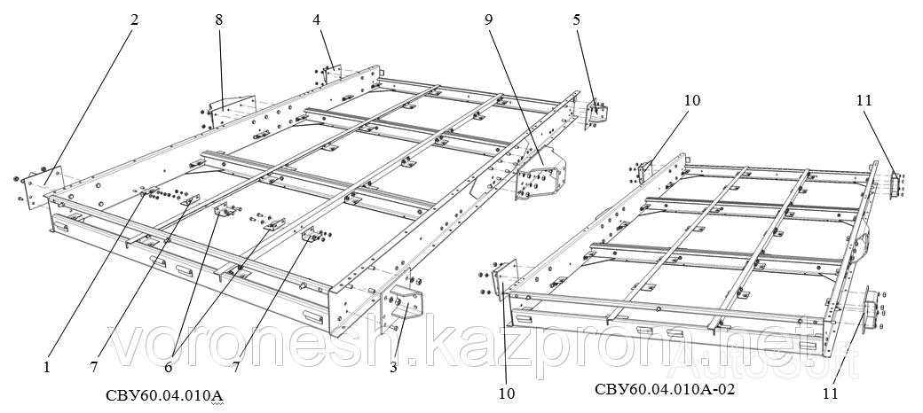 Каркас стана СВУ-60